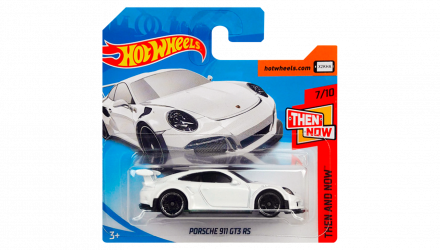 Машинка Базова Hot Wheels Porsche 911 GT3 RS Then and Now 1:64 FJX93 White - Retromagaz, image 1