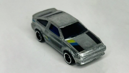 Машинка Базова Hot Wheels Toyota AE-86 Corolla Zamac Workshop 1:64 BFG82 Silver - Retromagaz, image 2