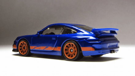 Тематична Машинка Matchbox Porsche 911 GT3 Germany 1:64 HVV05/HVV35 Blue - Retromagaz, image 2