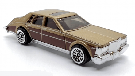 Машинка Базовая Hot Wheels '82 Cadillac Seville The `80S 1:64 HKG85 Tan - Retromagaz, image 2