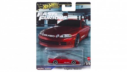 Машинка Premium Hot Wheels Toyota Soarer Fast & Furious 1:64 HRT95 Red - Retromagaz, image 1