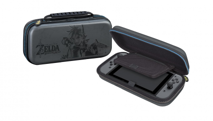 Чехол Твердый Nintendo Switch OLED Model Lite Deluxe Zelda Breath of The Wild Link Travel Case Grey Новый - Retromagaz, image 4