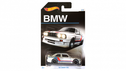 Тематична Машинка Hot Wheels '92 BMW M3 BMW 1:64 DJM81 White - Retromagaz, image 1