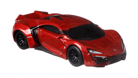 Машинка Premium Hot Wheels Lykan Hypersport W Motors Lykan Hypersport Fast & Furious GRL70 Red Новый - Retromagaz, image 2