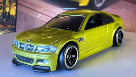 Машинка Premium Hot Wheels BMW M3 E46 Boulevard 1:64 HRT80 Yellow - Retromagaz, image 1