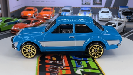 Тематична Машинка Hot Wheels 1970 Ford Escort RS1600 Brian O'Conner Fast & Furious 1:64 JBY32 Blue - Retromagaz, image 4