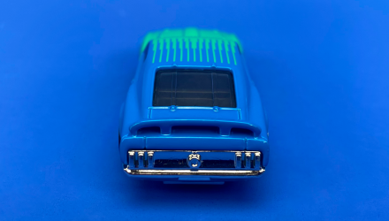 Машинка Базовая Hot Wheels '69 Ford Mustang Boss 302 Falken Then and Now 1:64 HKJ48 Blue - Retromagaz, image 6