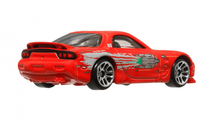 Тематична Машинка Hot Wheels 1995 Mazda RX-7 Dominic Toretto Fast & Furious 1:64 HNR88/HRW46 Red - Retromagaz, image 2