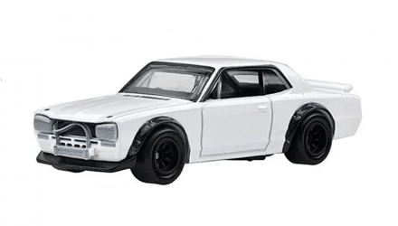 Машинка Premium Hot Wheels Nissan Skyline GT-R (BNR32) / (BCNR33) / (BNR34) / Retro Rig Diorama 1:64 GRN86 White 4шт - Retromagaz, image 2