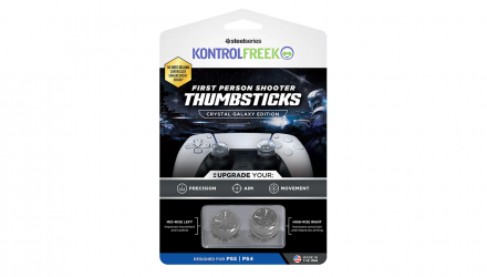 Накладки на Стіки KontrolFreek 2шт Crystal Galaxy Edition Trans Clear - Retromagaz, image 4