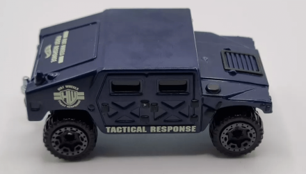 Машинка Базова Hot Wheels HMMWV Humvee First Response 1:64 HTD00 Blue - Retromagaz, image 2