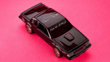 Машинка Premium Hot Wheels '87 Buick Regal GNX Run The Jewels Volcom Mattel Creations Collaboratory 1:64 HTT70 Black - Retromagaz, image 5