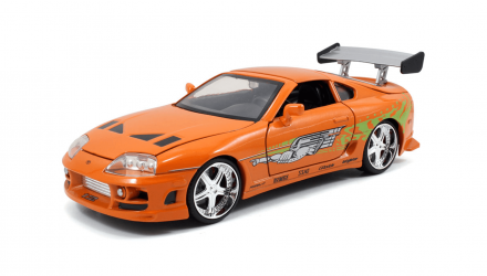 Машинка Jada Toyota Supra Fast & Furious 1:24 Orange - Retromagaz, image 1