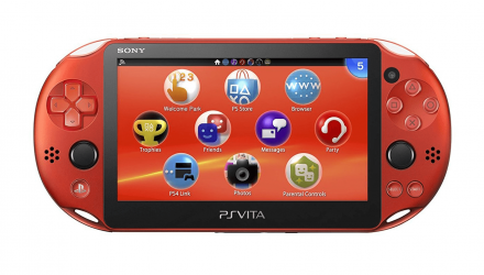 Консоль Sony PlayStation Vita Slim Модифицированная 64GB Metallic Red + 5 Встроенных Игр Б/У - Retromagaz, image 1