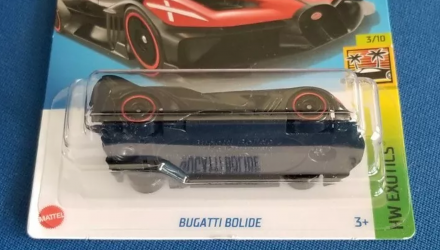 Машинка Базовая Hot Wheels Bugatti Bolide Exotics 1:64 HTF08 Black - Retromagaz, image 3