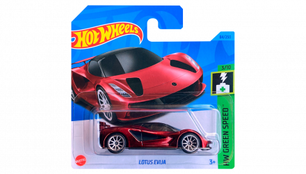 Машинка Базова Hot Wheels Lotus Evija Super Treasure Hunt STH Green Speed 1:64 HKL13 Dark Red - Retromagaz, image 1