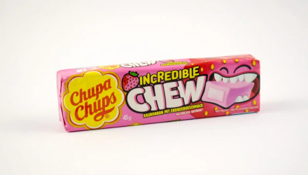 Цукерки Жувальні Chupa Chups Incredible Chew Strawberry 45g - Retromagaz, image 1