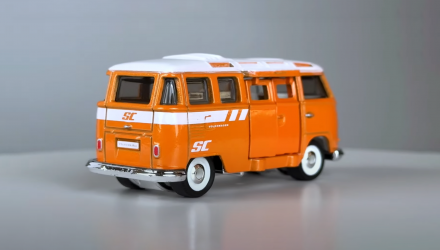 Тематическая Машинка Matchbox '59 Volkswagen Microbus Chase Moving Parts 1:64 HVN22 Orange - Retromagaz, image 2