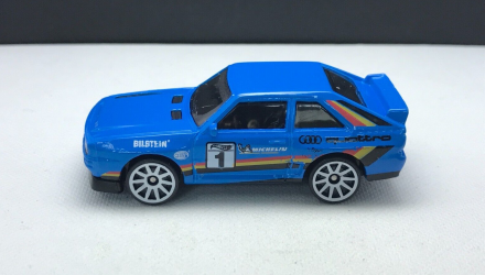 Машинка Базова Hot Wheels '84 Audi Sport Quattro Rally Champs 1:64 HCX60 Blue - Retromagaz, image 2