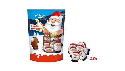 Цукерки Kinder Шоколадні Mini Friends Santa з Молоком 122g - Retromagaz, image 2