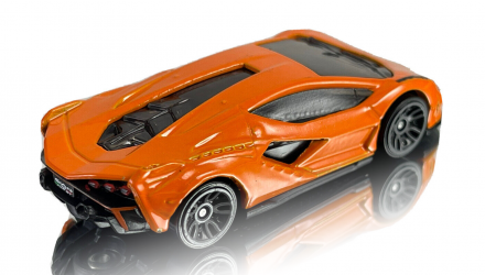 Машинка Базовая Hot Wheels Lamborghini Sian FKP 37 60 Anniversario Exotics 1:64 HKH93 Orange - Retromagaz, image 3