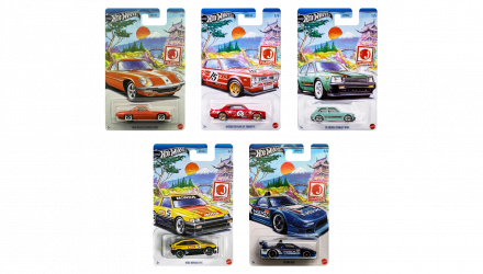 Набор Тематическая Машинка Hot Wheels J-Imports 2024-1 HWR57 5шт - Retromagaz, image 1