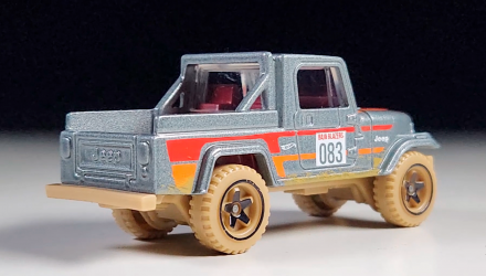 Машинка Базовая Hot Wheels Jeep Scrambler Baja Blazers 1:64 HKG78 Metallic Silver - Retromagaz, image 2