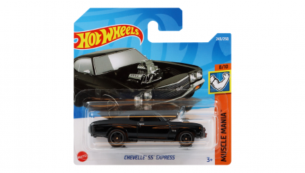 Машинка Базова Hot Wheels Chevelle SS Express Muscle Mania 1:64 HCV18 Black - Retromagaz, image 1