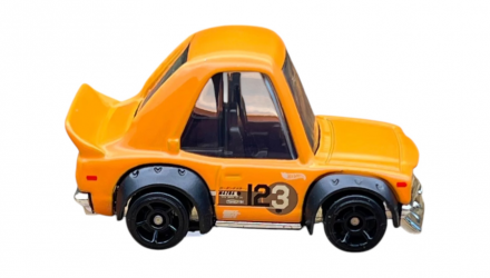 Машинка Базовая Hot Wheels Mazda RX-3 (Tooned) J-Imports 1:64 HRY71 Orange - Retromagaz, image 5