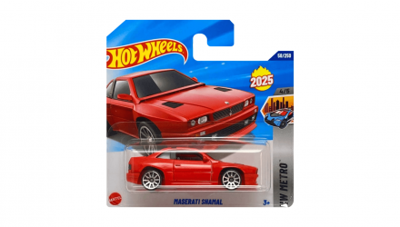 Машинка Базова Hot Wheels Maserati Shamal Metro 1:64 HYW21 Red - Retromagaz, image 1