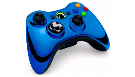 Геймпад Беспроводной Microsoft Xbox 360 Chrome Series Blue Б/У - Retromagaz, image 3