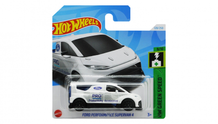 Машинка Базовая Hot Wheels Ford Performance Supervan 4 Green Speed 1:64 HRY90 White - Retromagaz, image 1