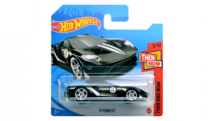 Машинка Базовая Hot Wheels '17 Ford GT Then and Now 1:64 GTC78 Black - Retromagaz, image 1