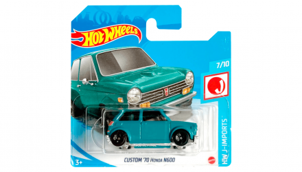 Машинка Базовая Hot Wheels Custom '70 Honda N600 J-Imports 1:64 GTB82 Green - Retromagaz, image 1