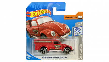 Машинка Базова Hot Wheels '49 Volkswagen Beetle Pickup Volkswagen 1:64 FYF78 Red - Retromagaz, image 1