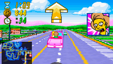 Гра Nintendo Game Boy Advance The Simpsons: Road Rage Англійська Версія Тільки Картридж Б/У - Retromagaz, image 3