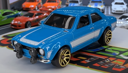 Тематична Машинка Hot Wheels 1970 Ford Escort RS1600 Brian O'Conner Fast & Furious 1:64 JBY32 Blue - Retromagaz, image 2