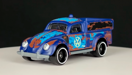 Тематична Машинка Hot Wheels '49 Volkswagen Beetle Pickup Volkswagen 1:64 HDH46 Blue - Retromagaz, image 2