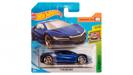 Машинка Базовая Hot Wheels '17 Acura NSX Exotics 1:64 FYC34 Dark Blue - Retromagaz, image 1