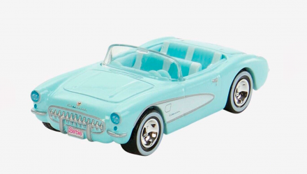 Машинка Premium Hot Wheels 1956 Corvette Barbie The Movie Diorama 1:64 HRL24 Pink 4шт - Retromagaz, image 5