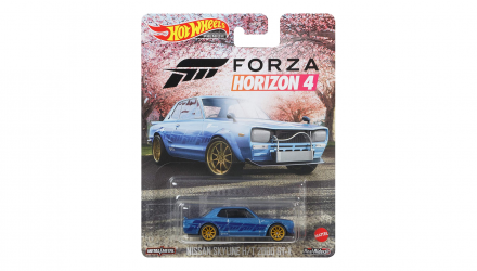 Машинка Premium Hot Wheels Nissan Skyline H/T 2000 GT-X 4 Forza Horizon GRL69 Blue Новий - Retromagaz, image 1