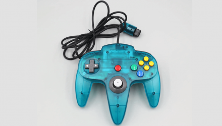 Геймпад Проводной Nintendo N64 NUS-005 Limited Edition Trans-Ice Blue 1.8m Б/У - Retromagaz, image 1