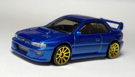 Машинка Базова Hot Wheels '98 Subaru Impreza 22B STi-Version Turbo 1:64 GHB42 Blue - Retromagaz, image 2