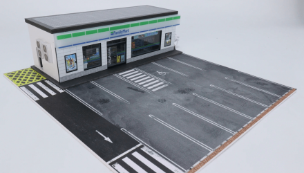 Диорама G-Fans Supermarket Family Mart Супермаркет с Подсветкой 1:64 White - Retromagaz, image 2