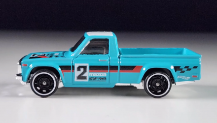 Машинка Базовая Hot Wheels Mazda Repu Hot Trucks 1:64 HKH99 Turquoise - Retromagaz, image 4