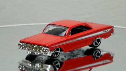 Машинка Базовая Hot Wheels '61 Impala / Ford GT-40 / Gran Torino  / Lancer Evolution / Nissan 350Z Fast & Furious 1:64 GTN40 Green 5шт - Retromagaz, image 2