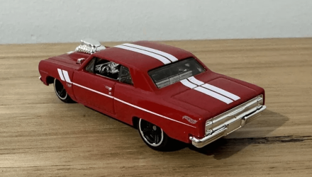 Машинка Базова Hot Wheels '64 Chevy Chevelle SS Muscle Mania 1:64 HTC58 Red - Retromagaz, image 2