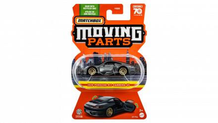 Тематическая Машинка Matchbox Porsche 911 Carrera 4S Moving Parts 1:64 FWD28/HLG22 Grey - Retromagaz, image 1