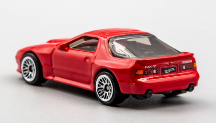 Машинка Базова Hot Wheels '89 Mazda Savanna RX-7 FC3S Nightburnerz 1:64 GHB56 Red - Retromagaz, image 3