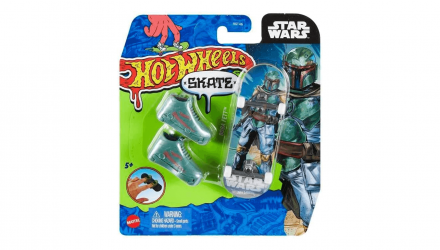 Скейт та Взуття для Пальчиків Hot Wheels Boba Fett Star Wars 1:64 HNG34 Blue - Retromagaz, image 5